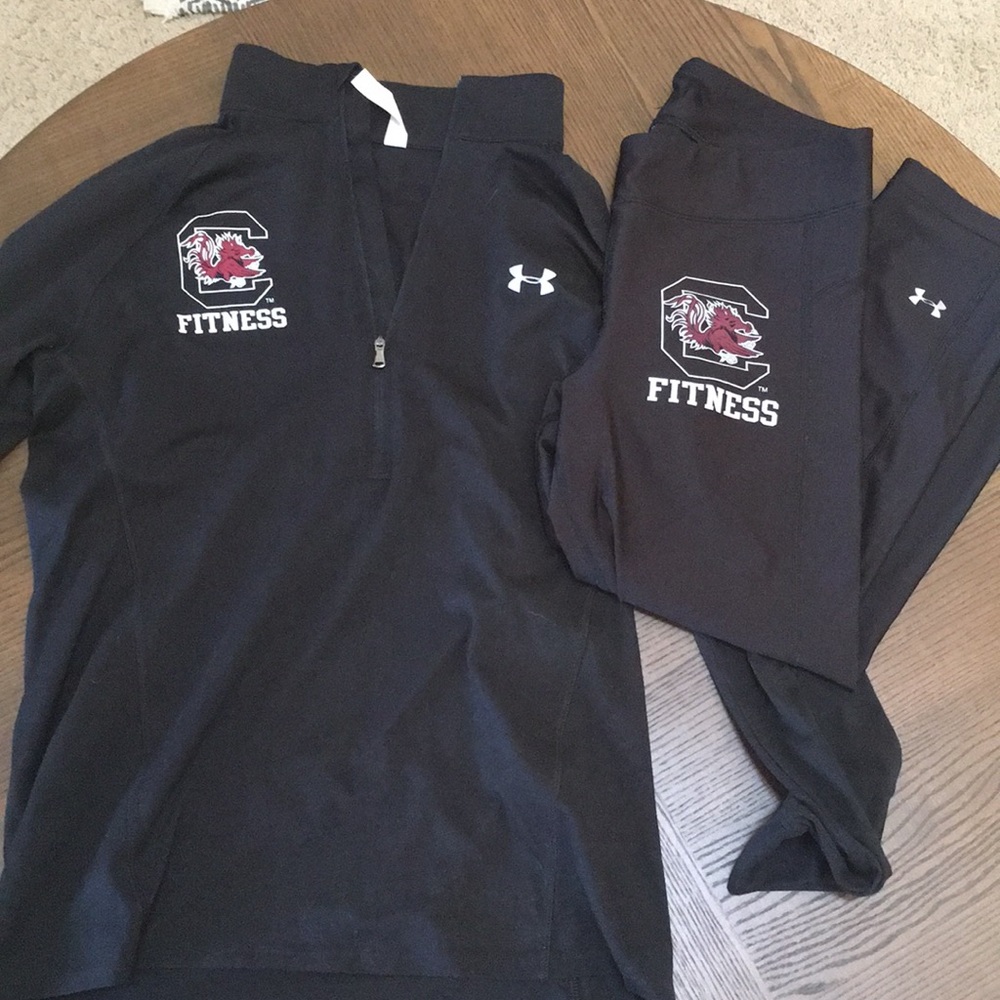 Under Armour Gamecock Pullover and Leggings Bundle
